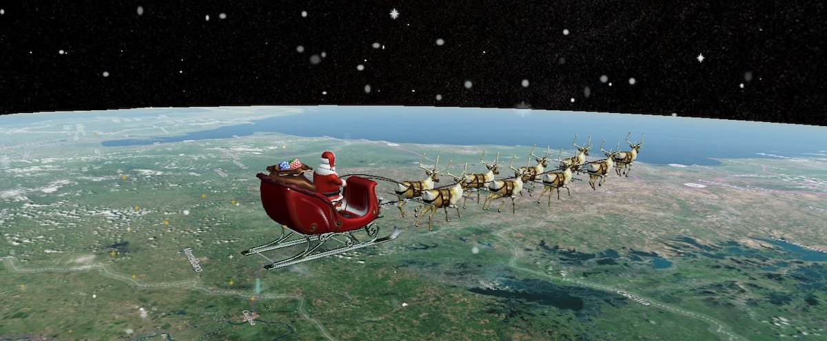 Traqué par l’armée américaine, le père Noël a commencé sa distribution de cadeaux au Québec