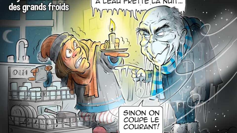 La comic strip d’Ygreck en vidéo: Hydro-Québec est à risque de manquer d’électricité