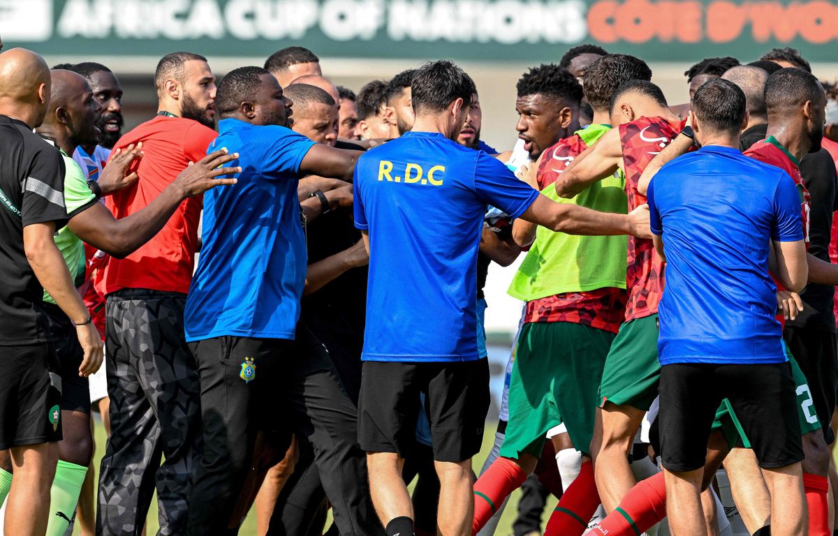 CAN 2024 : Le Maroc ralenti par le Congo, bagarre générale à la fin du match