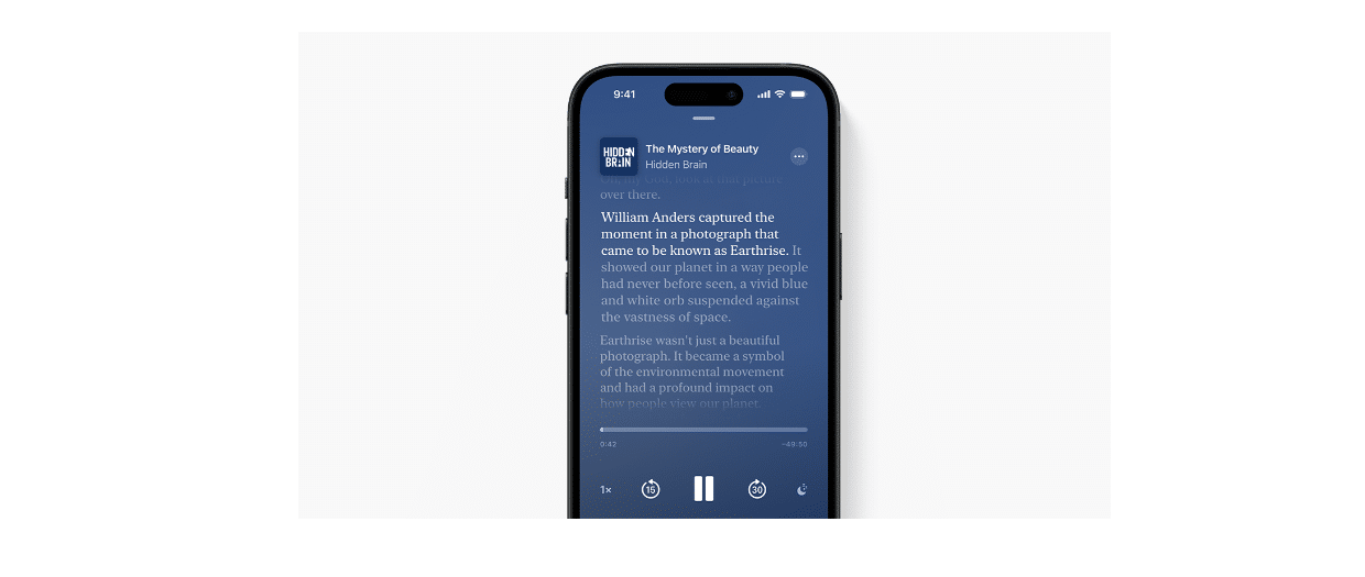 Mise à jour iOS 17.4 : Apple Podcasts intégrera des transcriptions automatiques !