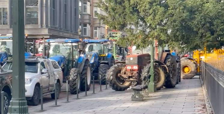 Vidéo : Les tracteurs envahissent Bruxelles