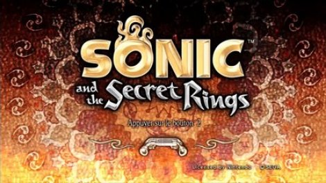 Sonic and the Secret Rings online multiplayer – wii sur Orange Vidéos