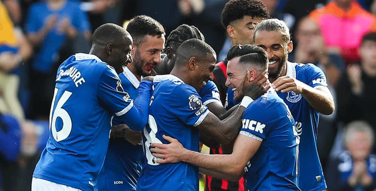 Premier League: La sanction d’Everton réduite en appel