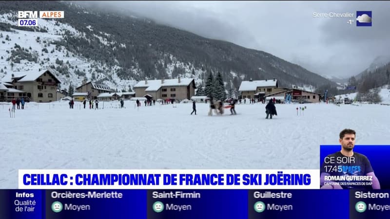 Hautes-Alpes: le championnat de France de ski Joëring organisé à Ceillac