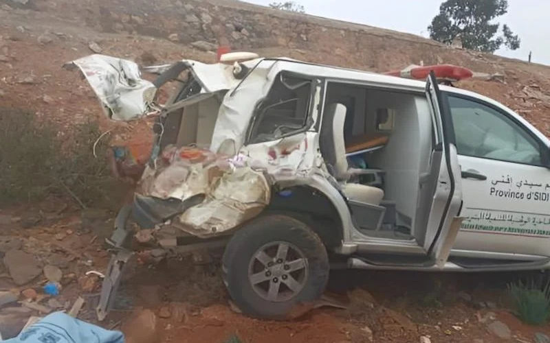 Maroc : l’accident d’une ambulance fait un mort et deux blessés