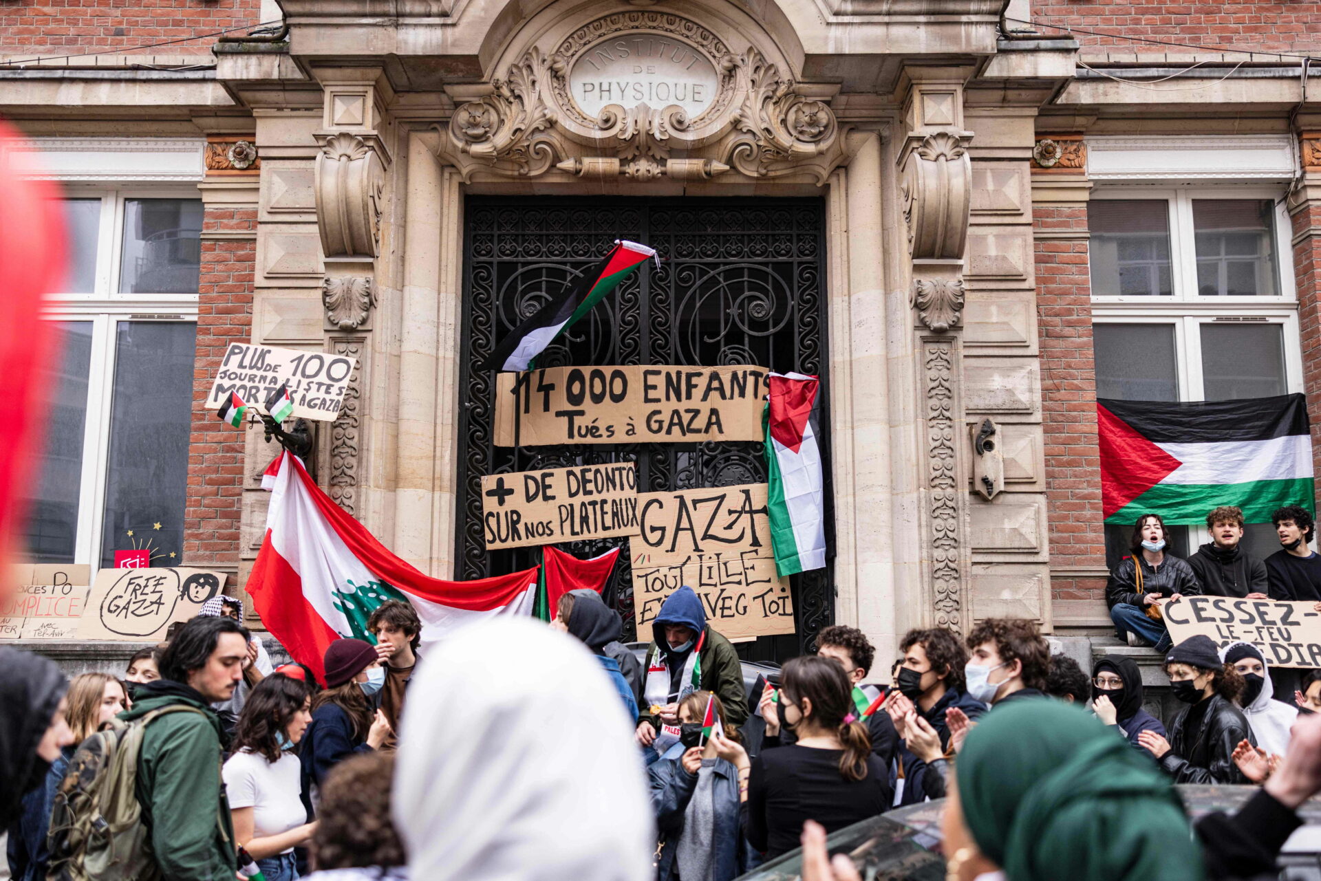 Guerre à Gaza : les mobilisations étudiantes se multiplient en France, le gouvernement réclame le «maintien de l’ordre»